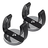 Master Magnetics RB50BVCCX2 Magnetic Hook, Round Base Magnet Fastener with Steel Clip Chrome Plate, 2.04