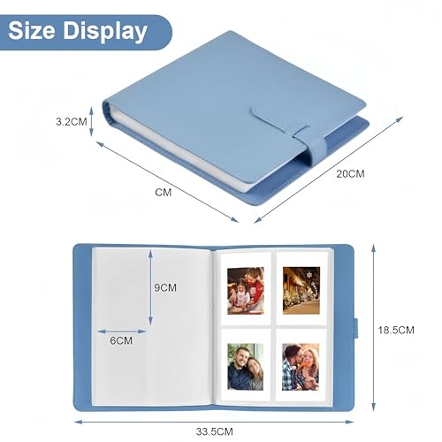 Flintronic Photo Albums, 256 Pockets Scrapbook Memory Book - Image 2
