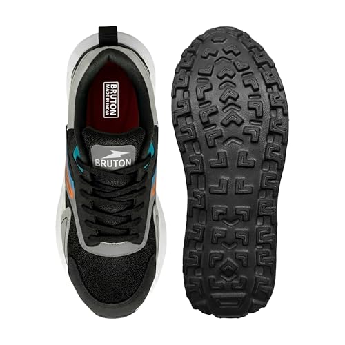 Image of BRUTON Retro Classics-620 Men's Running Shoes | Lightweight Sports Shoes for Men | Comfortable Walking Jogging Gym Shoes | Breathable Lace-Up Training Footwear