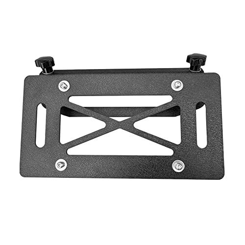 Eyouhz Universal Front License Plate Frame For 10" Hawse Fairlead Mount Compatible With Dodge Chevrolet Ford Jeep Honda Gmc Toyota And More Pickup Truck & Off-Road Car, Bumper Licence Bracket Holder #TOP4