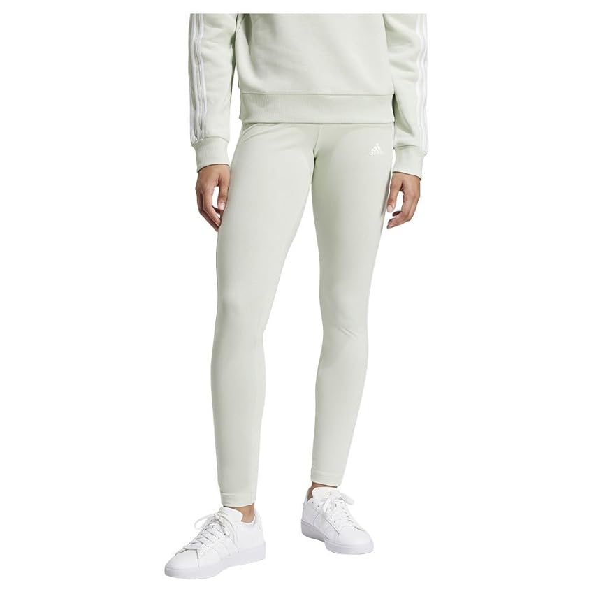 adidas 3 Stripes Leggings Donna, Linen Green, S