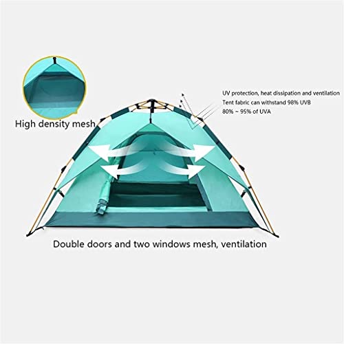 Carpa de Camping QUQUQ para 3-4 Personas Resistente al Viento y Lluvia miniatura 4