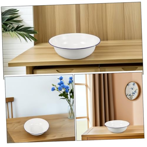 Bassin émail blanc robuste et durable pour un usage domestique durable