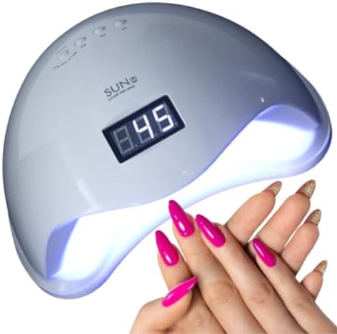 Cabine Led UV Sun 5 Digital 48w Unhas Gel Acrigel Branca Bivolt 1...