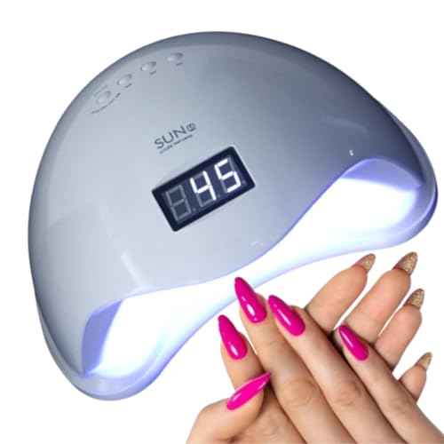 Cabine Led UV Sun 5 Digital 48w Unhas Gel Acrigel Branca Bivolt 110v - 220v PREMIUM KRORE