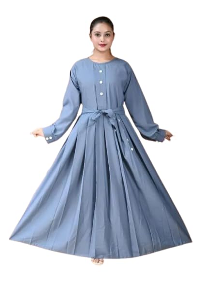 Abaya Solid Hijab Scarf Muslim Girls Womens Ethenic Suit| Comfortable, Breathable, Lightweight, Skin Friendly|SL_561-image-40