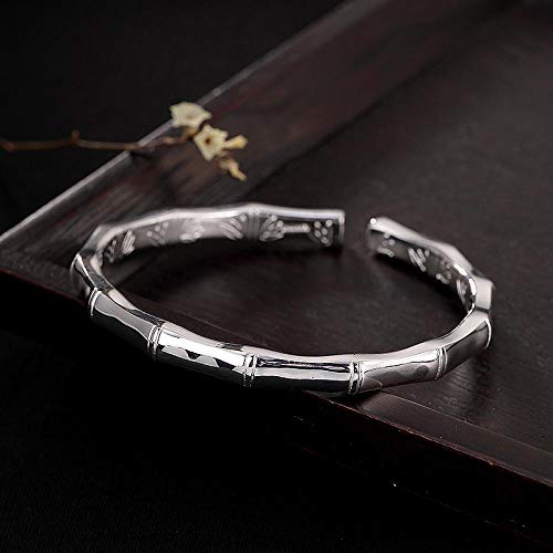 Bracelet femme style ethnique argent S999 emballage soigné cadeau idéal poignet ajustable
