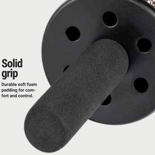 Meinl Percussion Turbo Cabasa Instrument With Sound Ports For Extra Projection And Stainless Steel Cylinder, 2-Year Warranty, Small (Ca5Bk-S) #TOP3