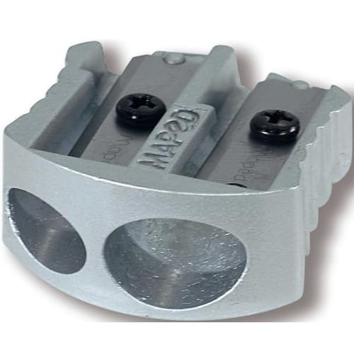 Apontador 2 Furos, Maped, Metal Classic, 6700, Prata