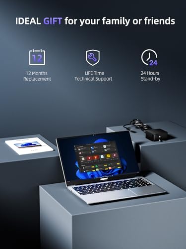 Acemagic AX15 Laptop Computer With Intel N95 Windows Laptop 16Gb Ddr4 512Gb M.2 2280 Ssd Traditional Laptop Computers 15.6-Inch Ips Fhd Windows11 Wifi5 Bt5.0 Hdmi Type-C Usb Home Laptops Office Laptops thumb #1
