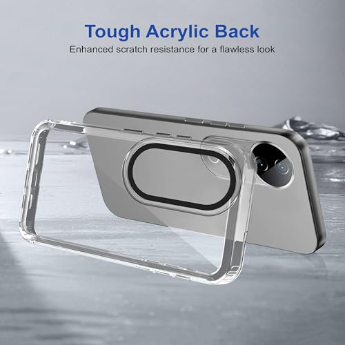 Image of Zapcase Back Case Cover for Vivo T3 Ultra 5G | Compatible for Vivo T3 Ultra 5G Back Cover | Case Cover with Camera Protection | (TPU + PC | Transparent)