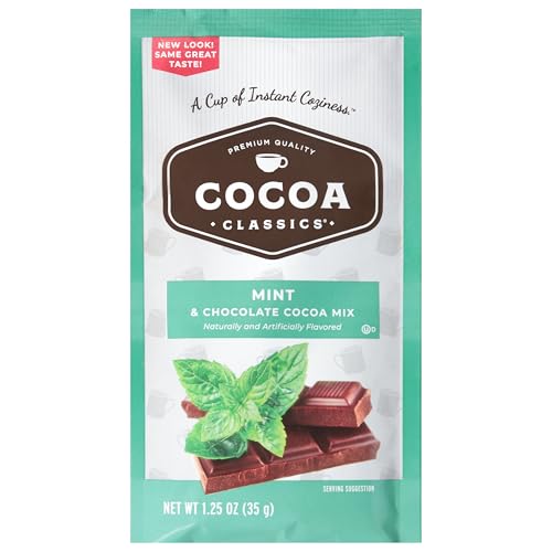 Cocoa Classics, Cocoa Mix Mint & Chocolate, 1.25 Ounce