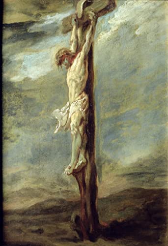 Tableau Le Christ en croix de Rubens impression d'art sur toile premium