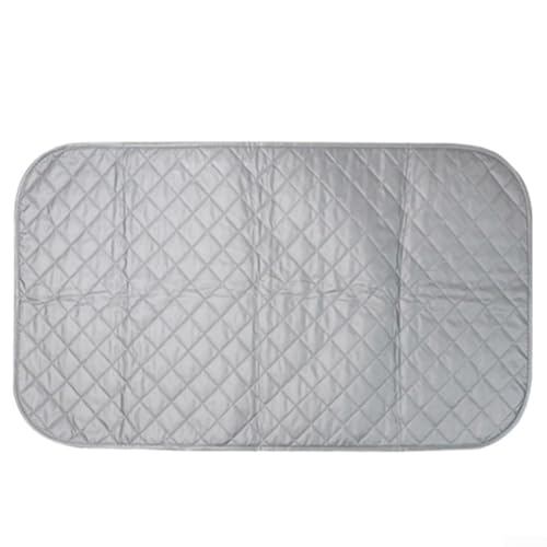 Honseadek Almohadilla de lavandería resistente al calor para lavadora, tapete de planchado, planchado en la parte superior de la secadora, paño de prensa de algodón, manta de planchado antiarrugas