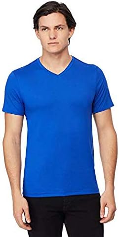 32 Degrees Mens Cool Crew Neck Tee-Heather Sea Blue-XL