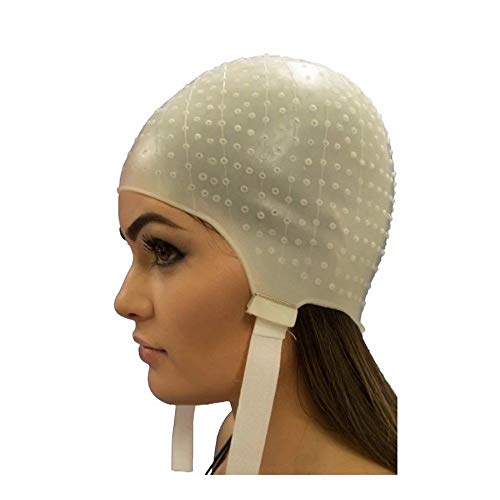 Dompel Silicone Highlight Hair Cap | Reusable professional silicone cap with Needle | Special for hair dyeing | Model 233 CA