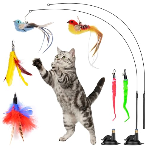 Oziral Interactive Feather Toy Set
