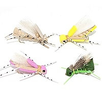 Mouches De Pêche Fishskillz – Trémie Demi-Race Mousse #10, Lot De 6, Neuves