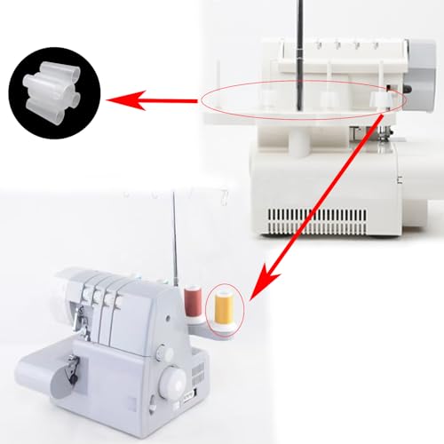 Support de bobine machine à coudre blanc pour éviter les fils emmêlés Singer