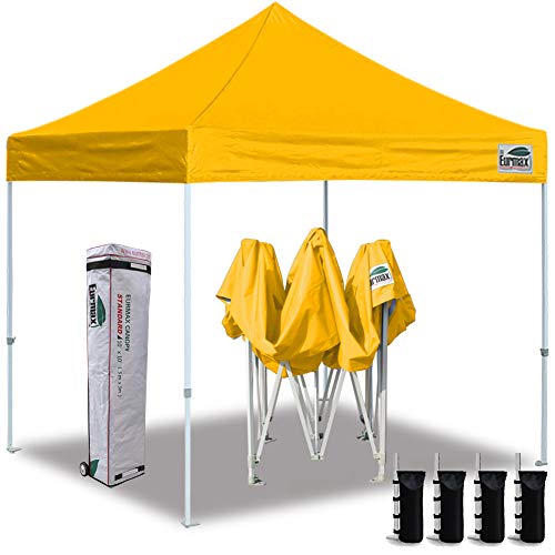 image for Eurmax 10'x10' Ez Pop Up Canopy Tent Commercial Instant Canopies with 