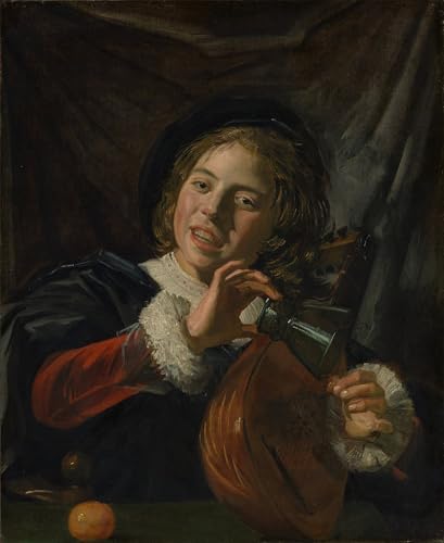 Toile Impression Frans Hals pour une décoration de chambre chaleureuse 60x90cm