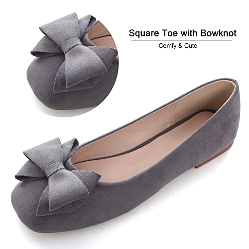 Image of Dear Time Women's Flats Shoes Bowknot Dressy Ballets Loafers Wedding Business Casual Walking Shoes