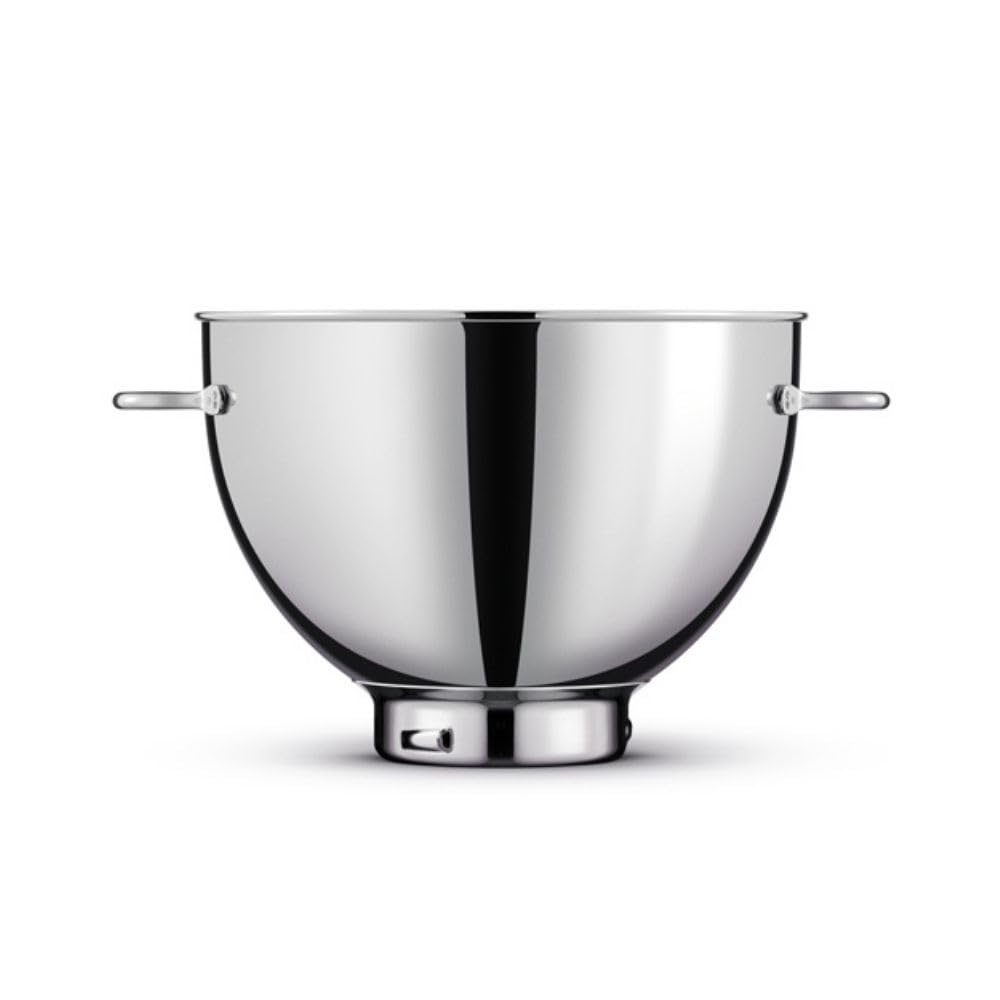 Sage The Bakery Boss, Teigknetmaschine, Gebürstetes Aluminium | Planetenrührwerk in Profiqualität, Doppelseitiger Schaber spart 60%, 1200 W, 12 Geschwindigkeiten, Zwei Schüsseln, Timer