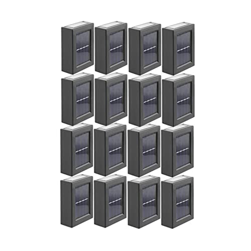 Lampe solaire extérieure lot de 16 LED étanches pour balcons et terrasses
