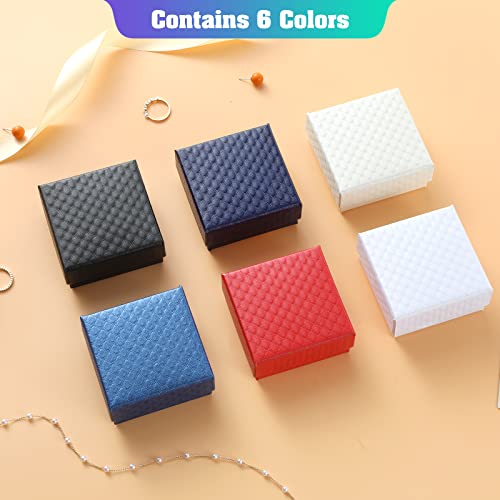 Viktorwan 24 Assorted Jewelry Gifts Boxes For Rings, Pendants, Earring, Necklaces, Cardboard Boxes With Padding For Christmas, Birthday, Anniversaries,Valentine’s Day, Mother’s Day And Other Festivals #TOP1