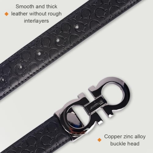 Image of GUSTAVE Belts for Men Western Cowboy PU Leather Men Belt Waist Engraved Waist Belts for Jeans 120cm /47in