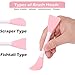 RamPula Silicone Face Mask Brush, Facial Mud Mask Applicator Brush Flexible for Applying Facial Mask,Sleeping Mask,Clay Mask,Body Lotion Mask Beauty Tools Makeup Brushes Applicator