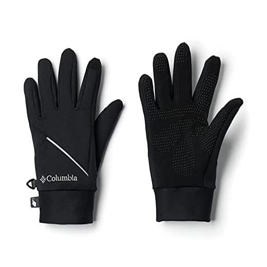 Columbia Women's Trail Summit Running Glove, Black, X-Large