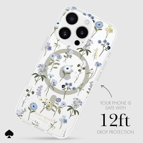 Kate Spade New York iPhone 16 Pro Case - Compatible with MagSafe - Designer Phone Case - Precious Bloom by Case-Mate - Image 3