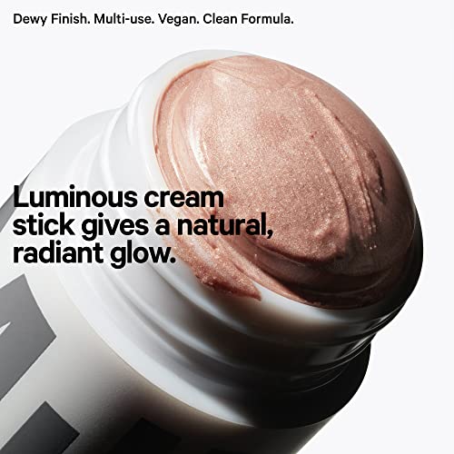 Milk Makeup Mini Highlighter Stick - Hydrating Pigmented Cream, Radiant - Vegan - 0.21 Oz (Turnt - White Gold/Pink Pearl) #TOP2