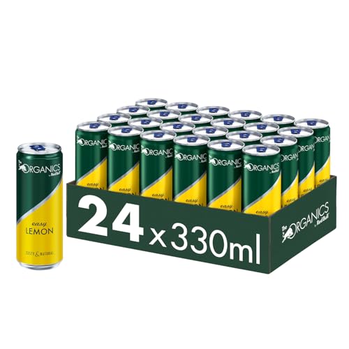 ORGANICS Easy Lemon by Red Bull 330ml - 24er Palette Dosen - Bio Getränk 100% natürliche Zutaten EINWEG (24 x 330 ml)