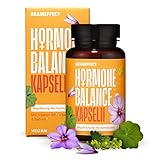 BRAINEFFECT Hormon Balance Kapseln [60 Stk.] - Botanicals, Vitamin B6 & Magnesium helfen deinen Rythmus zu finden, Alternative zu Mönchspfeffer, PMS Kapseln