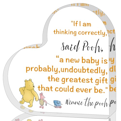 Winnie the Pooh Baby Shower Decorations- Winnie the Pooh Birthday Gifts- Winnie the Pooh Gender Reveal Decorations-Party Decorations-Gifts for Mommy to be