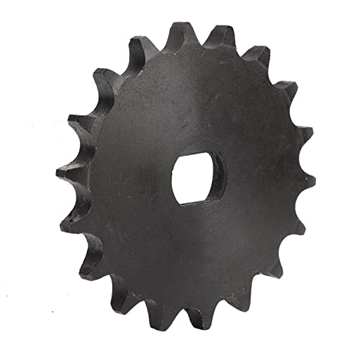 Yuecoom Motor Sprocket, H Hole 12x17mm MY1020 MY1012 ZXF1122 Carbon Steel High Speed Engine Chain Wheel for Motor Replacement(18T)