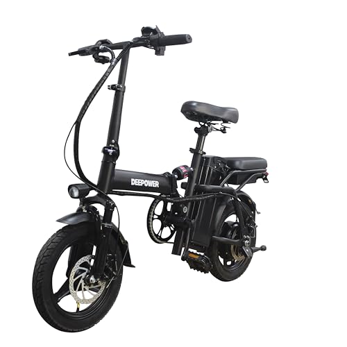 VeloTek 14' Compact Electric Bike, 20 MPH, Dual Disc Brake, Portable and Comfort, Foldable E-Bike for Adults (301-10A)