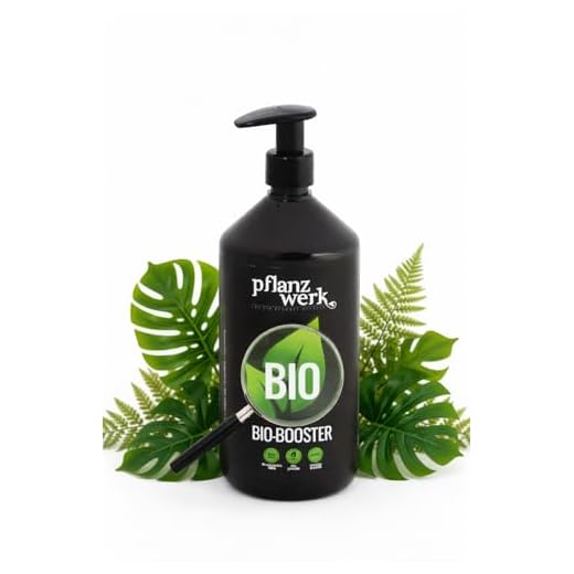 Pflanzwerk® Pflanzendünger Bio-Booster - 100% Biologisch - 100% Vegan - NK-Flüssigdünger 1l *Langzeitwirkung* *Perfekter Grünpflanzen, Obst und Gemüse Bio-Dünger* *Premium Markenqualität*