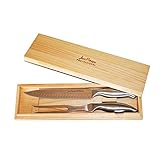 Carving Knife and Meat Fork Set - With Presentation Box| A carving knife and meat fork set...