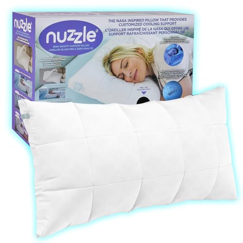 Nuzzle Cooling Adjustable Queen Pillow for Side Sleepers