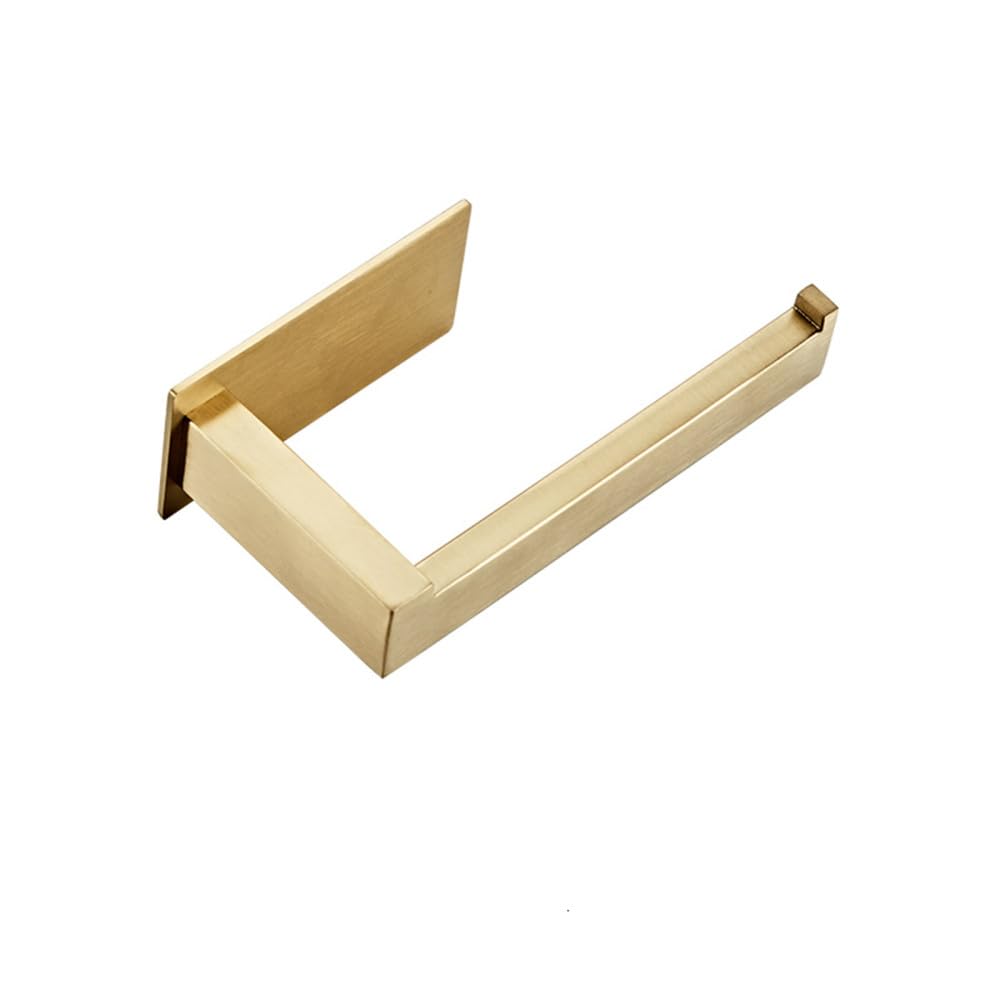 Barre à serviettes dorée en acier inoxydable pour salle de bain chic