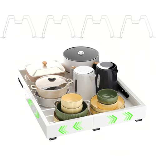 Yavozokl Pull Out Cabinet Organizer,Expandable(D15.7-21.6