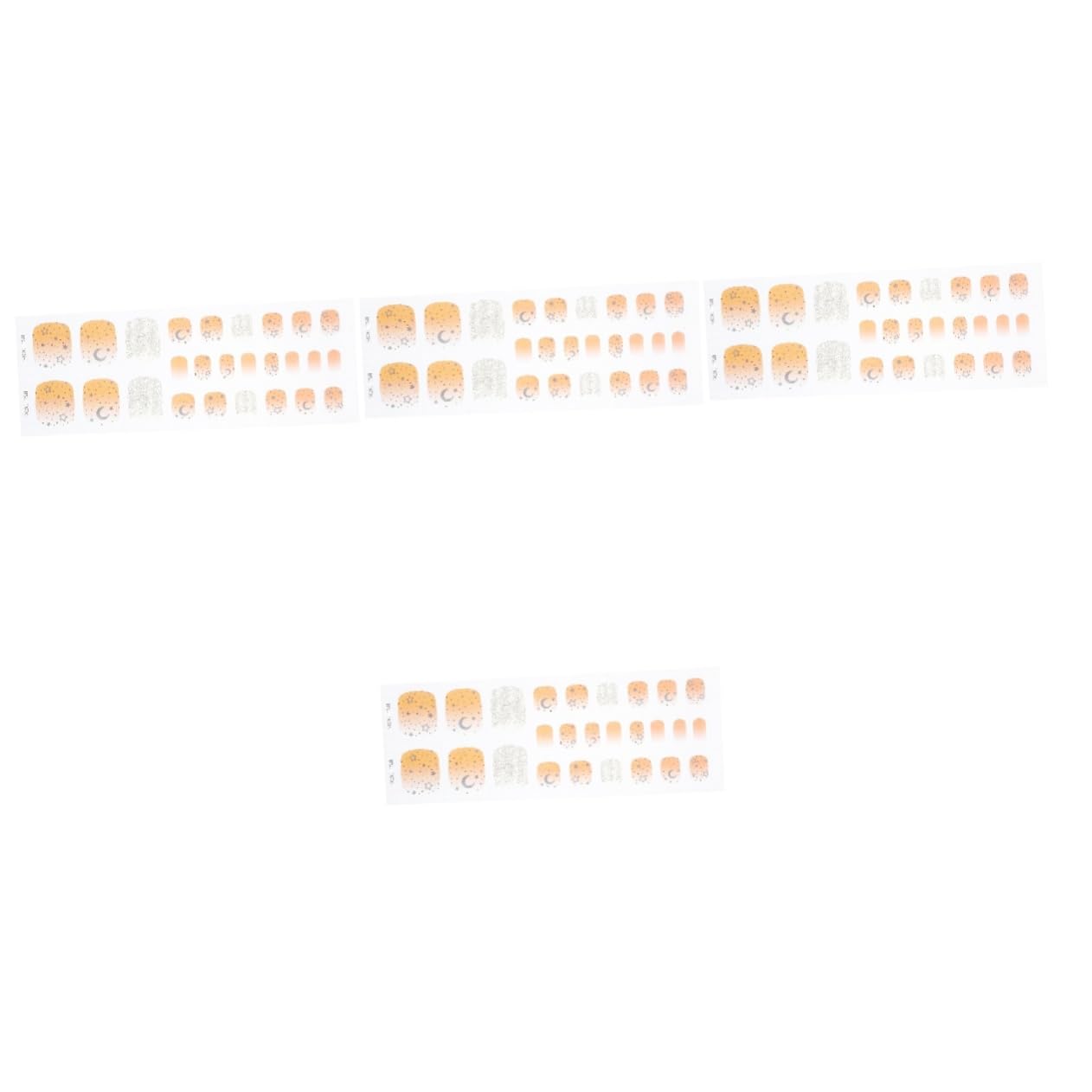 4 set di adesivi in gel da donna, autoadesivi, per unghie decorative, facili da applicare, con lima per unghie e asta di legno, versatili per unghie finte e altro ancora