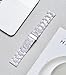 BINLUN Resin Watch Bands Replacement Watch Straps for Men Women 14 Colors Wrist Bands 12/14/16/18/20/22mm Fashion Skin-Friendly Watch Bracelets, Pearl White 14mm
