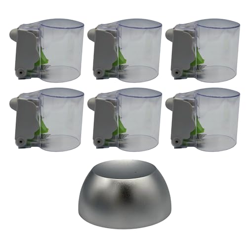 2XL Bottle Lox - 6 Bottle Locks & 1 Magnet | Extra-Large Anti-Theft Security Locks for Liquor & Beverage Bottles | Heavy-Duty Magnetic Locking System | Bar & Restaurant Drink Protection