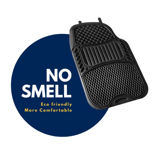 Image of Suzec Anti Skid Curly Car Foot Mats 18mm (Beige Brown) for Volkswagen Tiguan