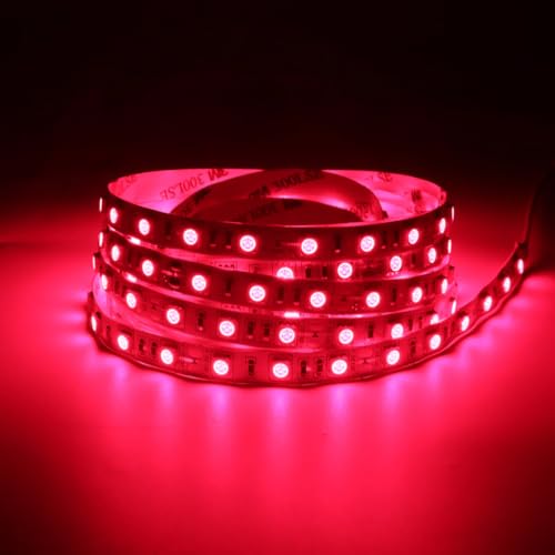 Tira de LED rojo profundo 660-670nm SMD5050 5M flexible miniatura 1