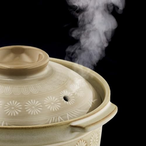 TIKUSAN Donabe Hot Pot japonais Banko Ware fabriqué au Japon (9 Go (3,2 ml.) – Image 6